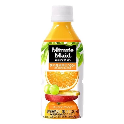 ミニッツメイドオレンジは、果汁100%のオレンジジュースです。新鮮なオレンジの味わいをそのままに、栄養価も高く、ビタミンCも豊富に含まれています。